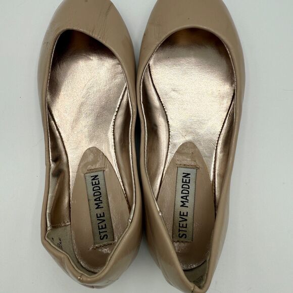 Steve Madden P-Heaven Taupe Round Toe Ballet Flats Size 5.5 - Picture 5 of 5